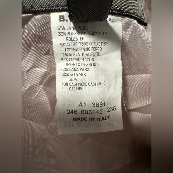 Les Copains Wool Cashmere Skirt Suit Set Jacket 42 6-8 M / Skirt  46 10 L - Picture 12 of 14